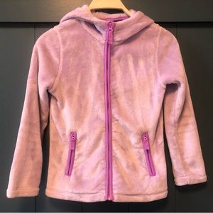 Land’s End Super Soft  Girl’s Fleece Jacket Size 8